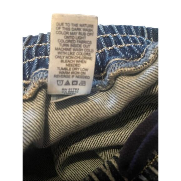 Maurices Womens Light Blue Four Pocket Drawstring Ankle Jeans Size 14W - Picture 5 of 12